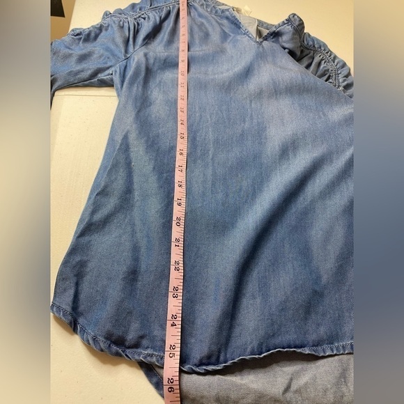 Beach lunch lounge denim top size Small - Picture 4 of 8
